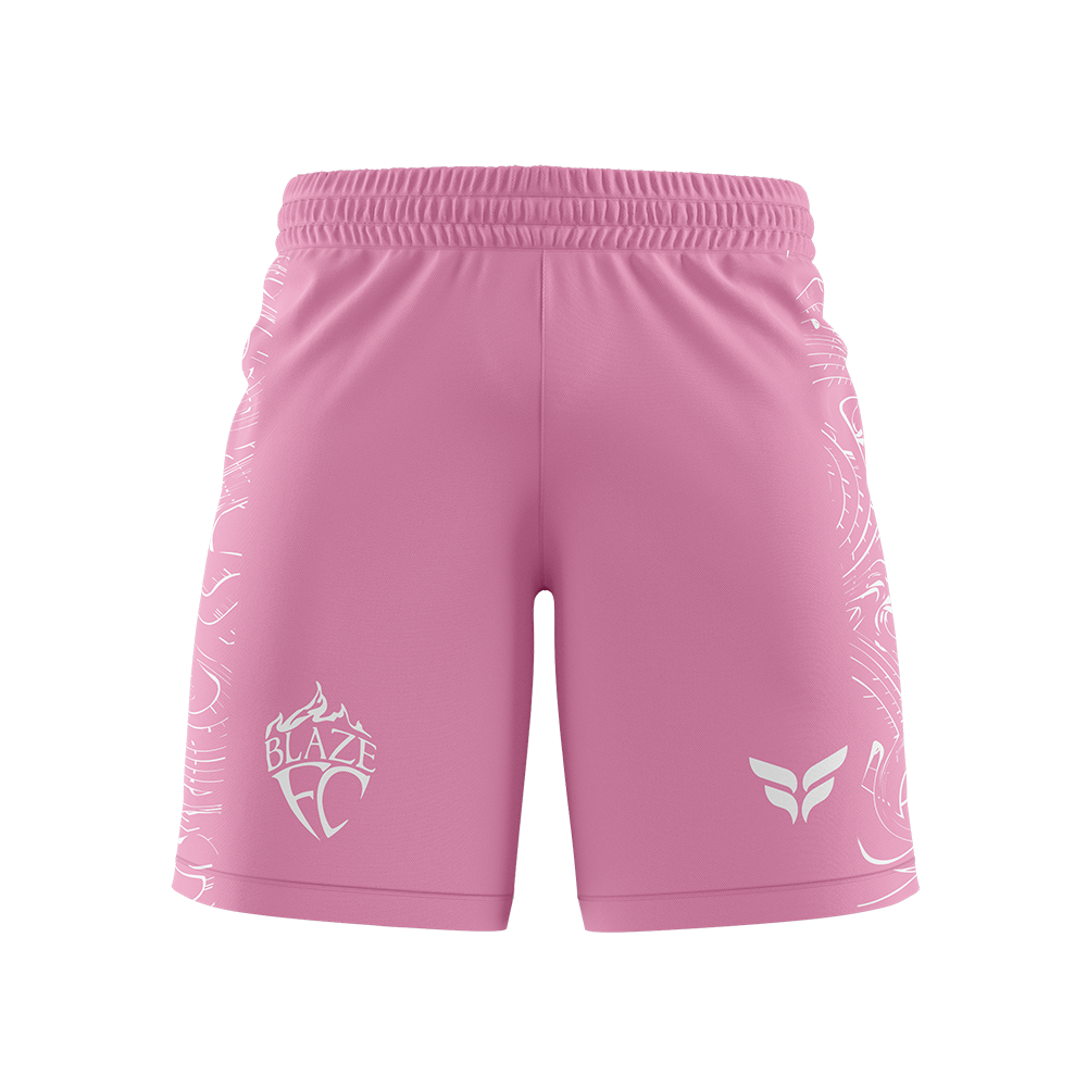 BLAZE FC GIRLS AWAY SHORTS (PINK)