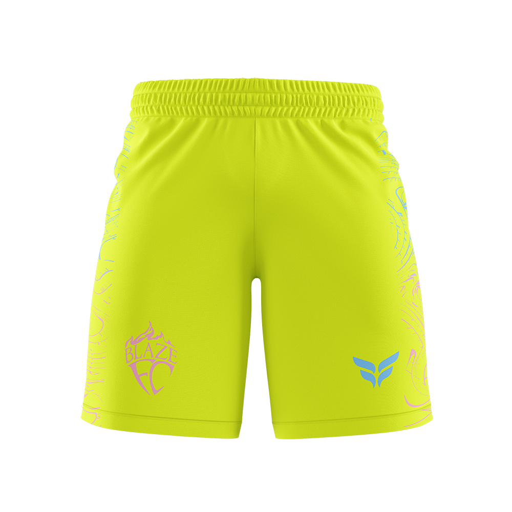 BLAZE FC GOALKEEPER SHORTS (NEON)