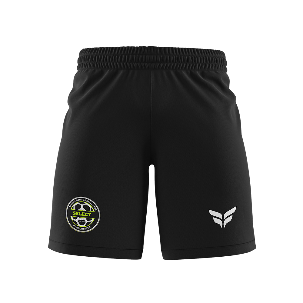 AFCR SELECT GIRLS PLAYER SHORTS (BLACK)