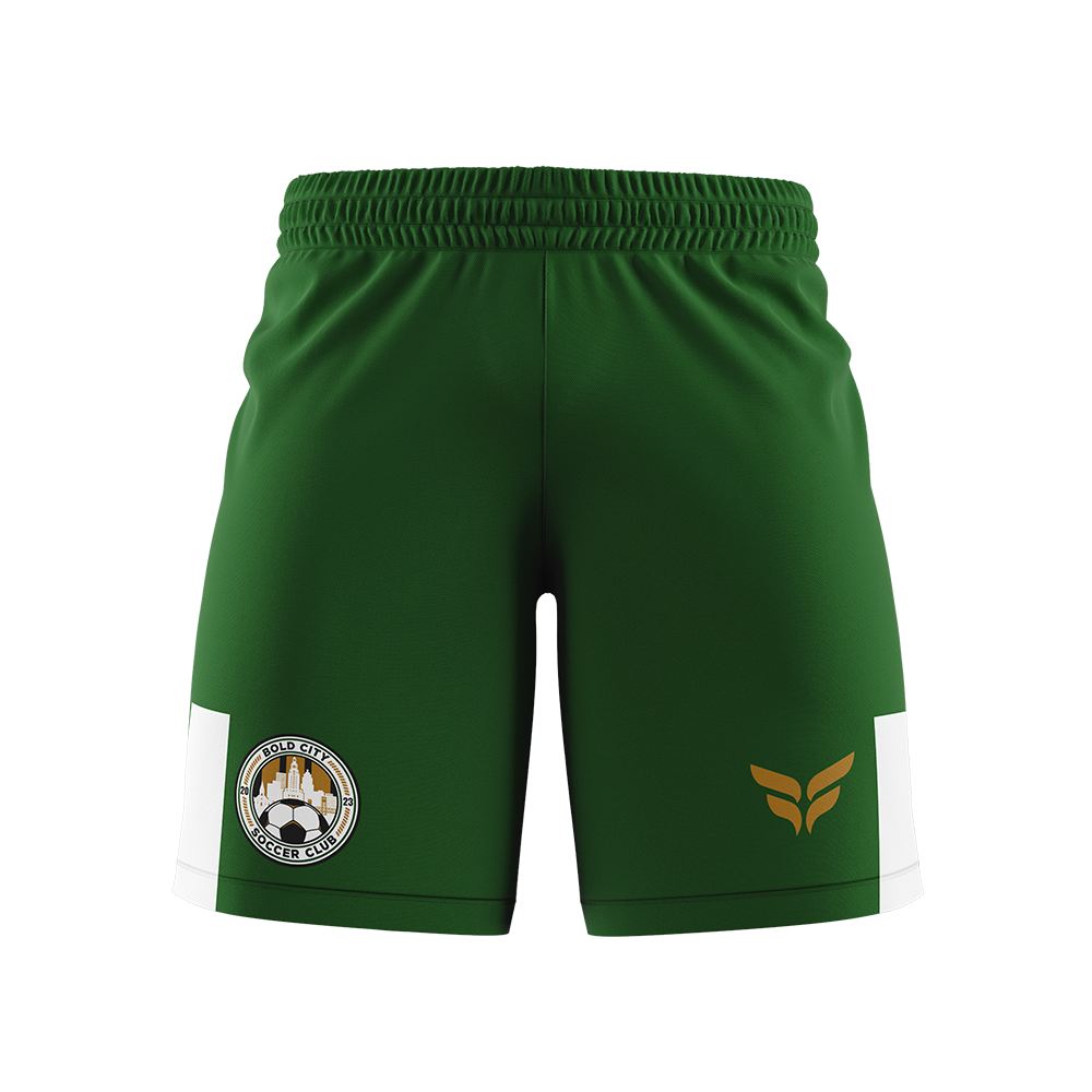 BOLD CITY SOCCER CLUB TRAINING SHORTS (GREEN)