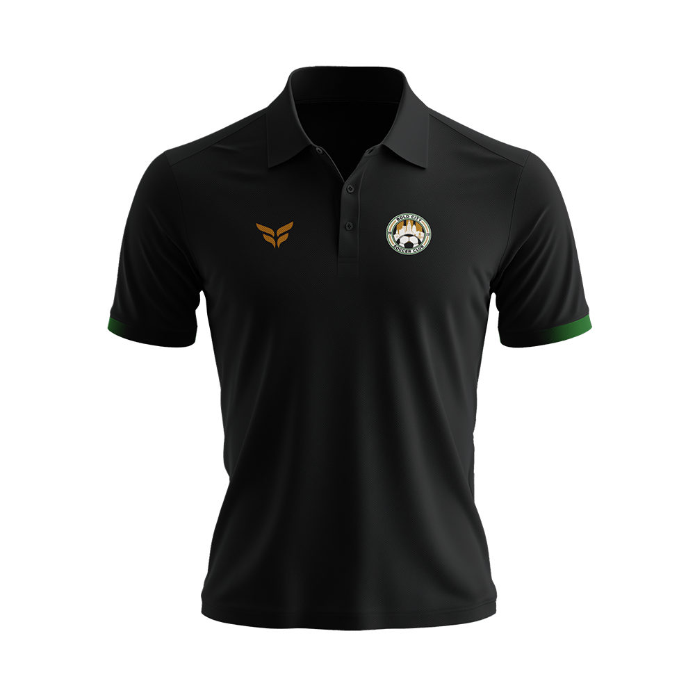 BOLD CITY SOCCER CLUB PLAYERS POLO SHIRT (BLACK)