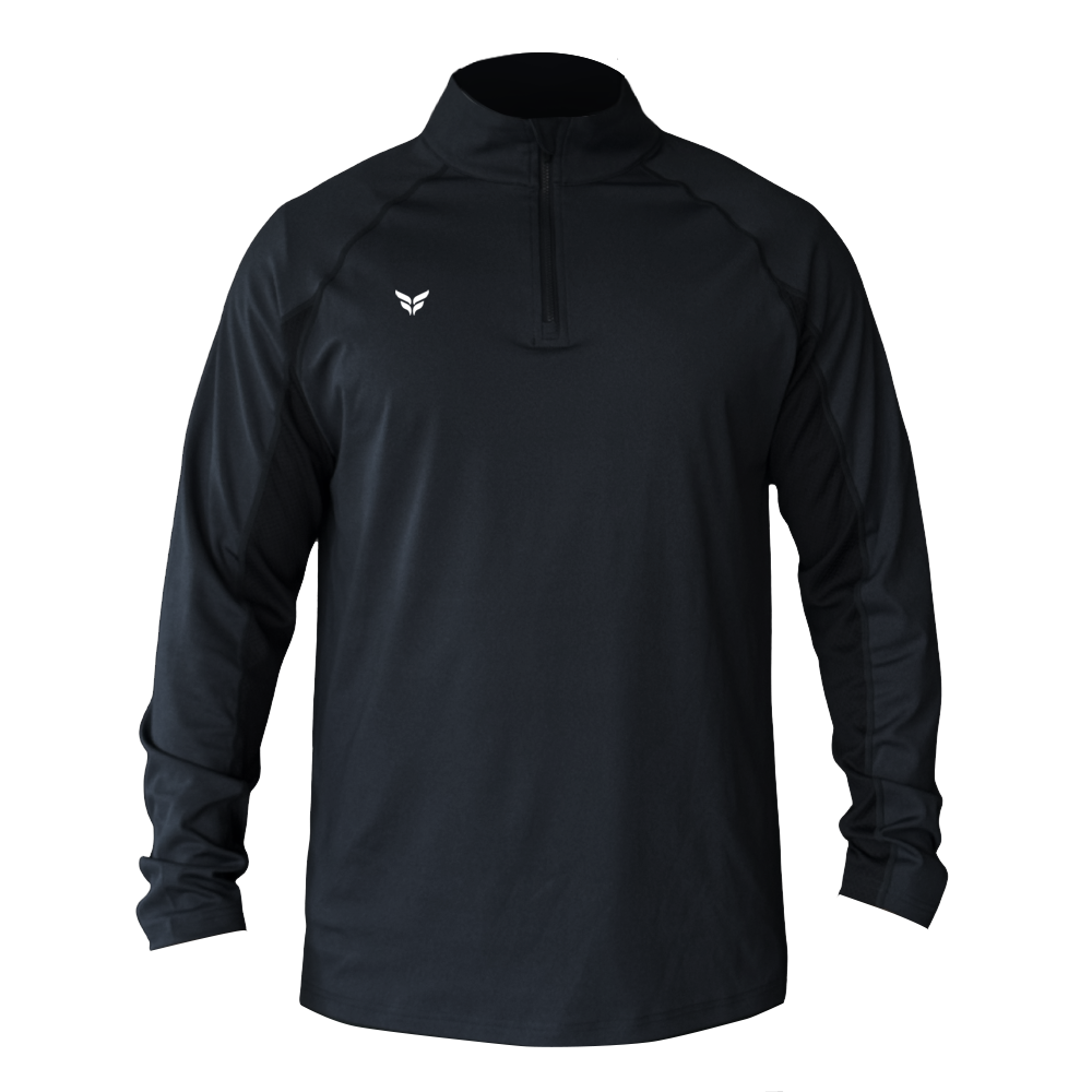 STEALTH QUARTER-ZIP x FLITE (BLACK)
