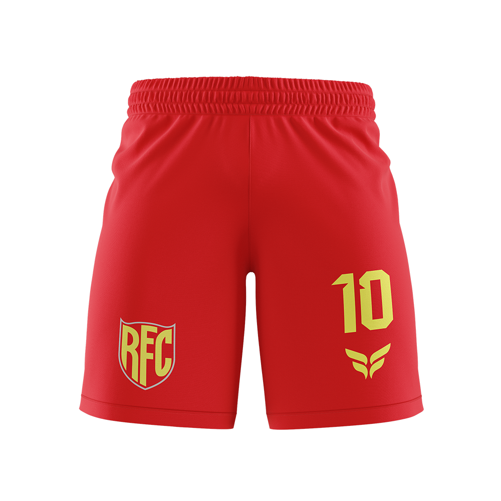 RED FLAMES GAME SHORTS (RED)