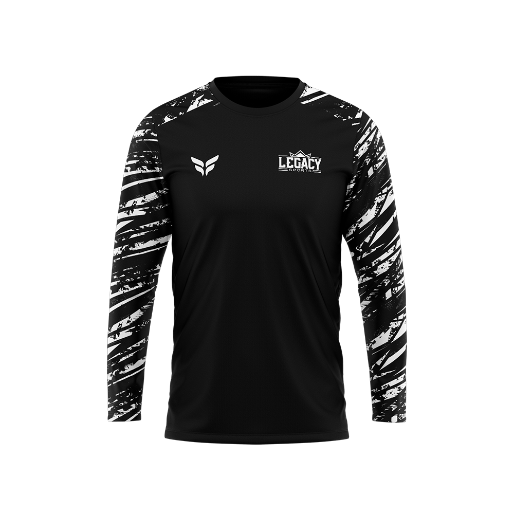 LEGACY TRAINING JERSEY LS (BLACK/WHITE)