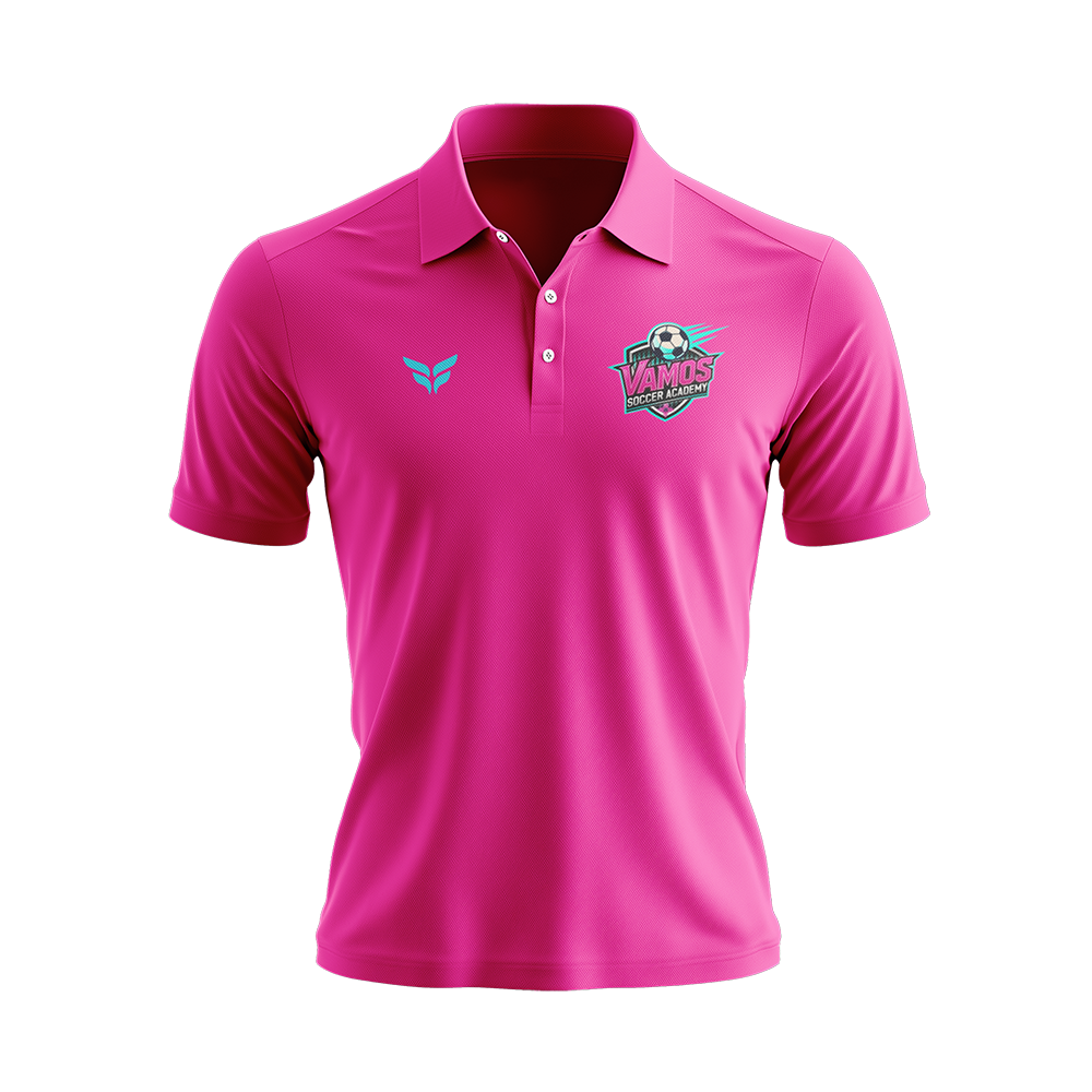 VAMOS SOCCER ACADEMY POLO SHIRT (PINK)