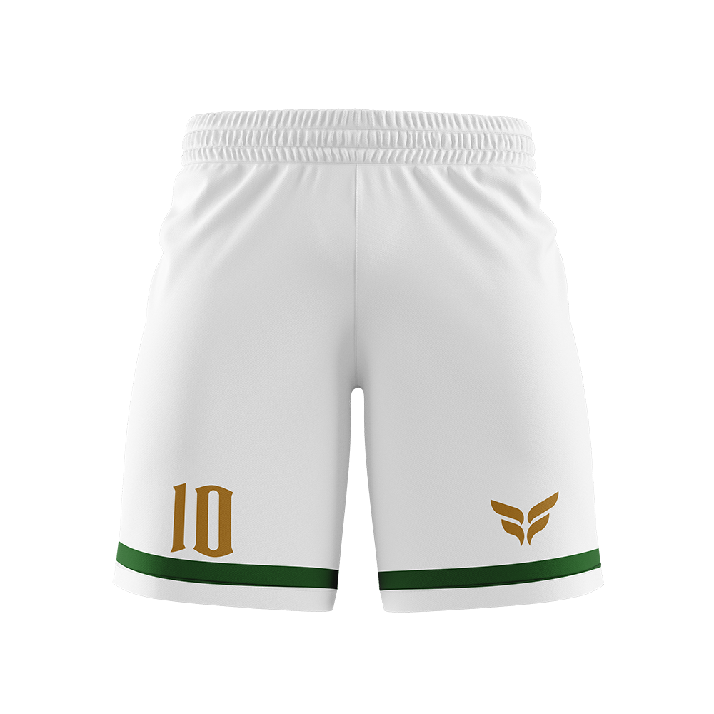 BOLD CITY COMP GAME SHORTS (WHITE)