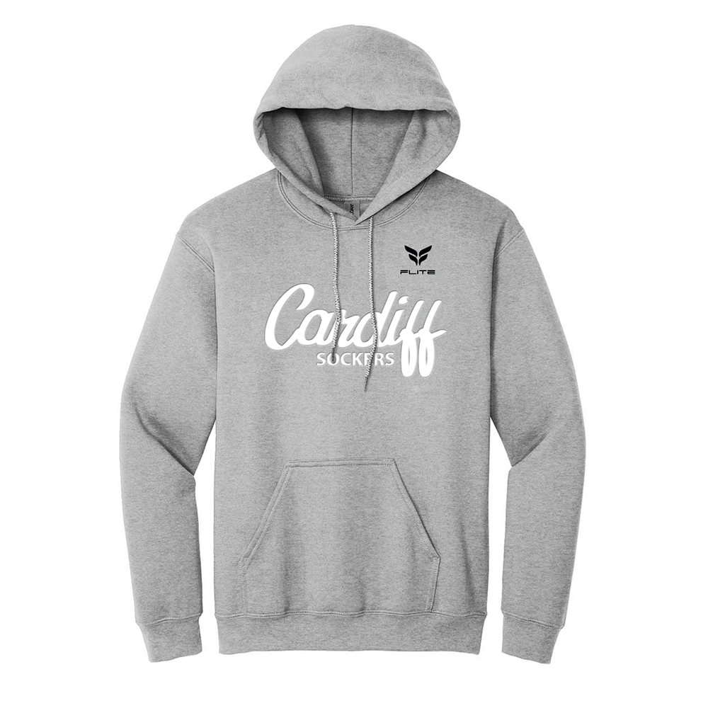 CARDIFF SCRIPT HOODIE (GREY)