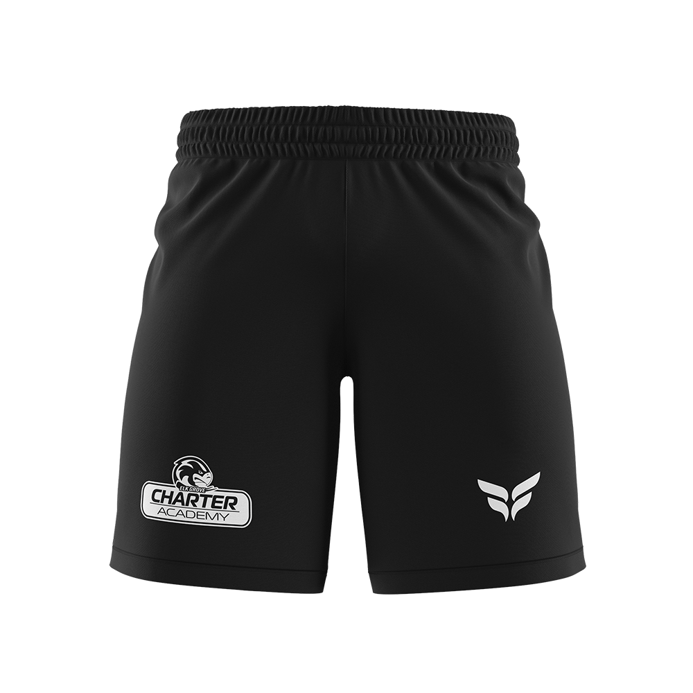 CHARTER ACADEMY TRAINING SHORTS (BLACK)