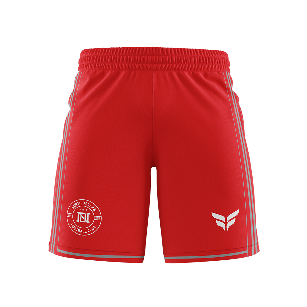 NORTH DALLAS FC AWAY SHORTS (RED)