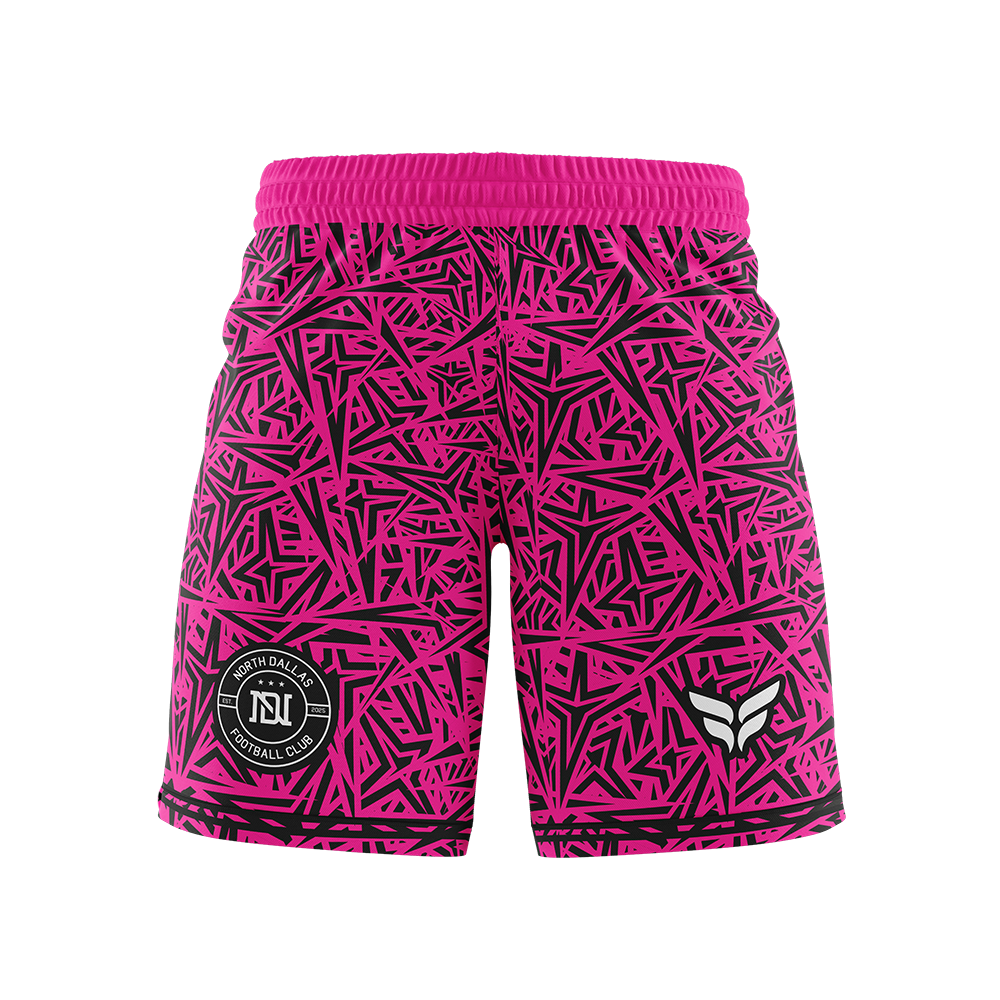 NORTH DALLAS FC GOALKEEPER SHORTS (PINK)