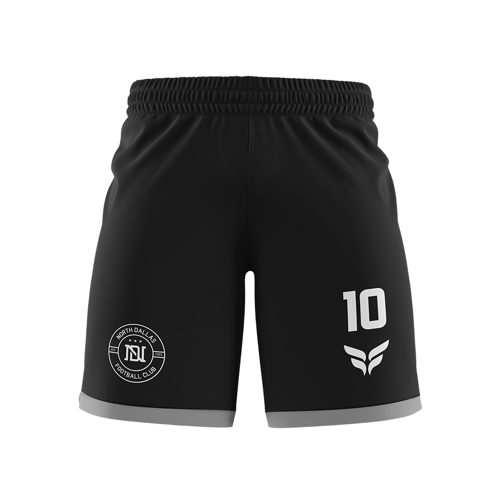 NORTH DALLAS FC TRAINING SHORTS (BLACK GREY)