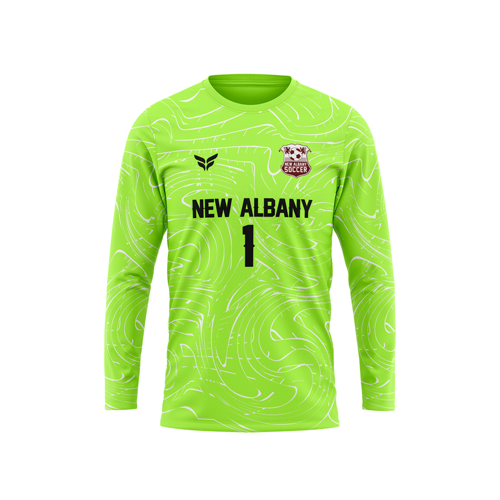 NEW ALBANY GK JERSEY LS (GREEN)