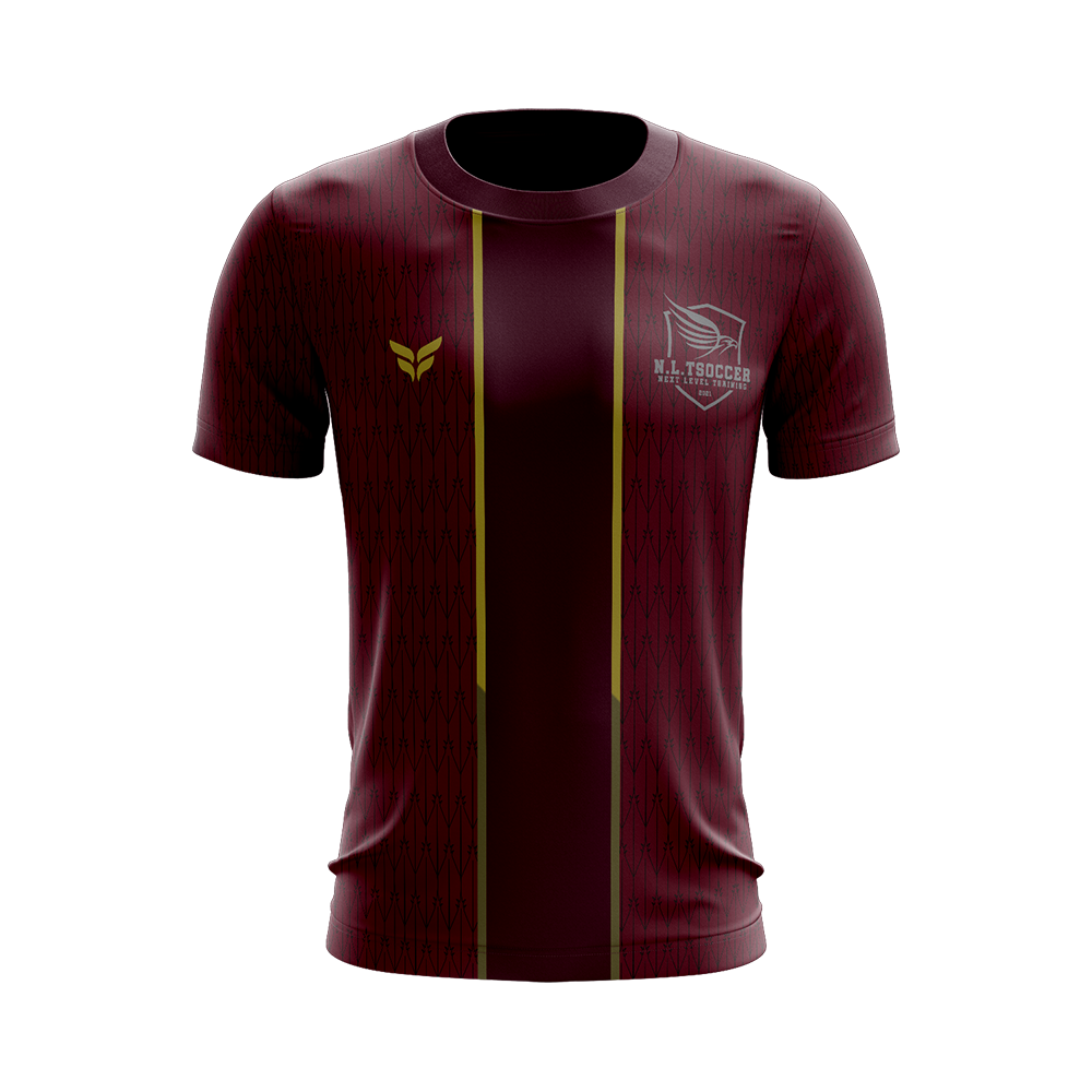 NLT TRAINING TOP SS (MAROON)