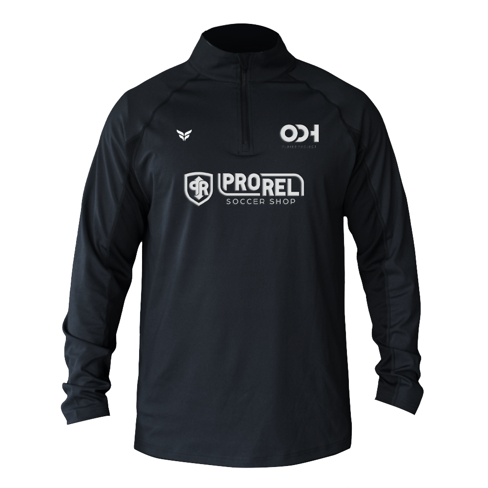 ODH STEALTH QUARTER-ZIP (BLACK)