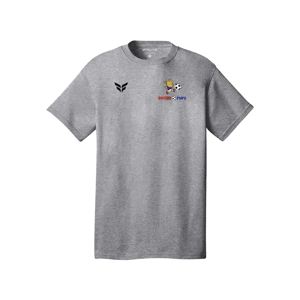 SOCCER PUPS COTTON-BLEND T-SHIRT (GREY)