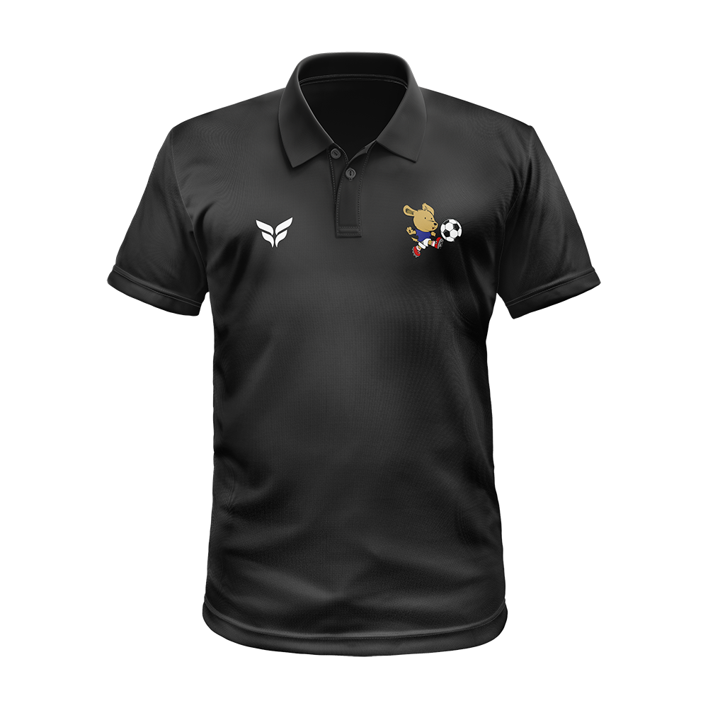 SOCCER PUPS POLO SHIRT (BLACK)