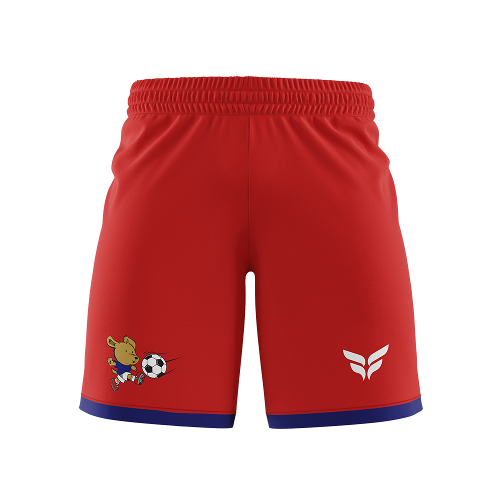 SOCCER PUPS SHORTS (RED)