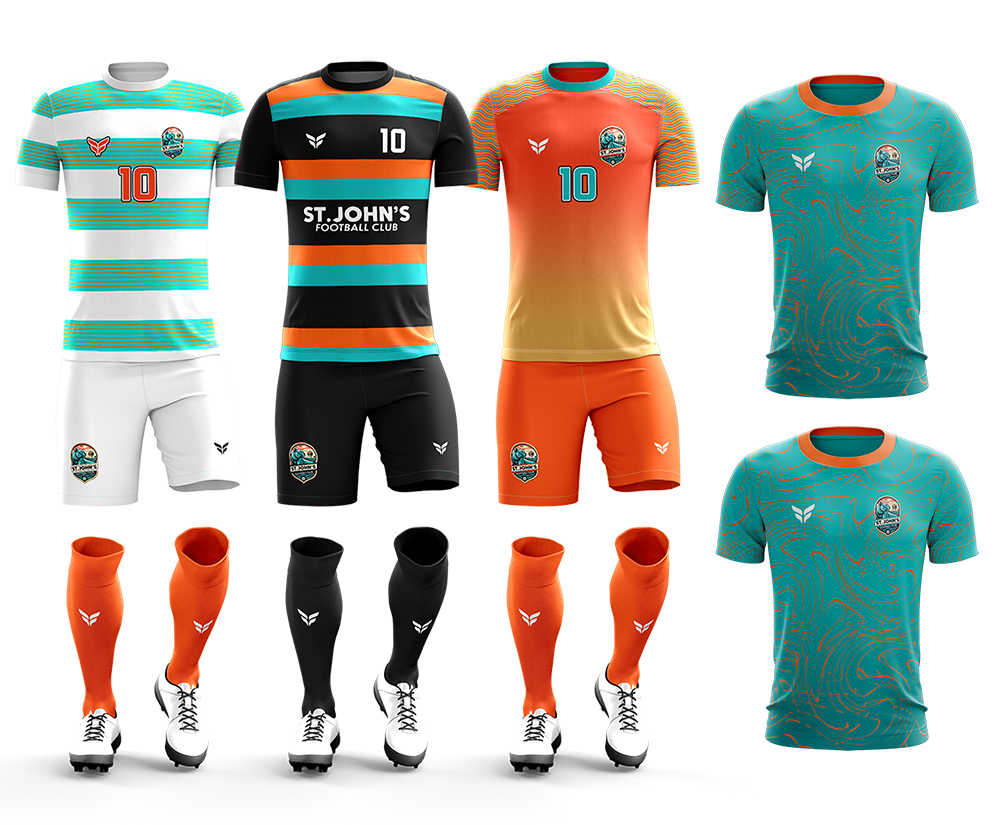 ST JOHNS FC UNIFORM BUNDLE