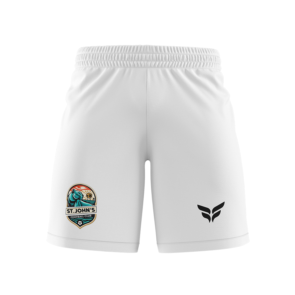 ST JOHNS FC GAME SHORTS (WHITE)