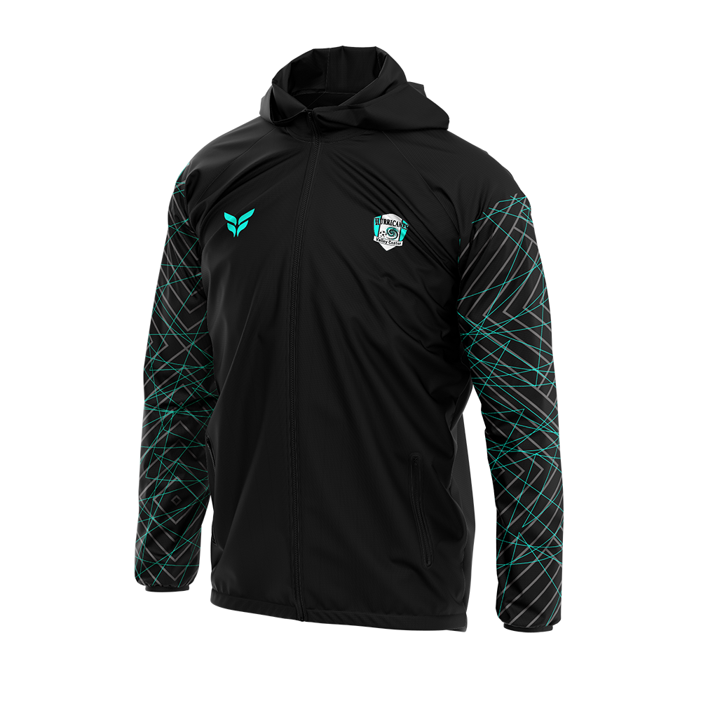 VALLEY CENTER WINDBREAKER JACKET (BLACK)