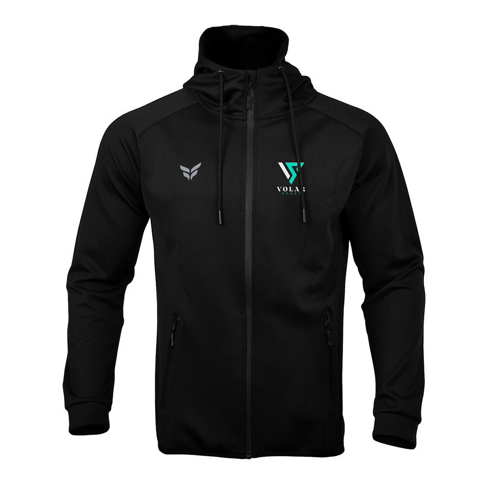 VOLAR SPORT FULL-ZIP HOODED SWEATSHIRT (BLACK)