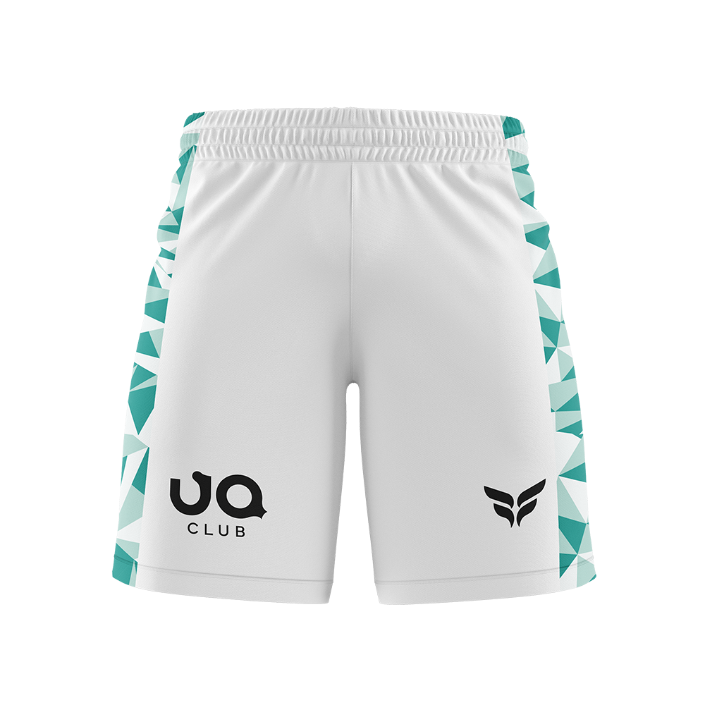 UA CLUB GAME SHORTS (WHITE)