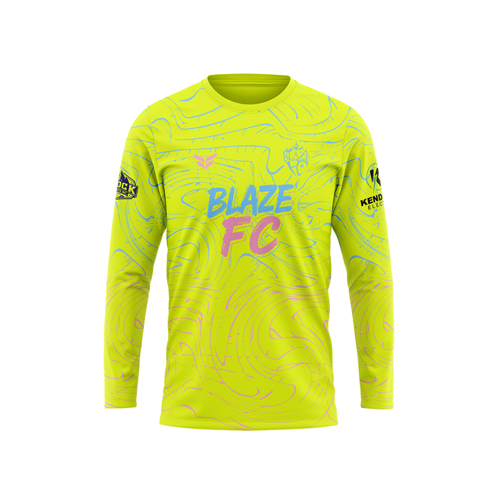 BLAZE FC GOALKEEPER JERSEY LS (NEON)