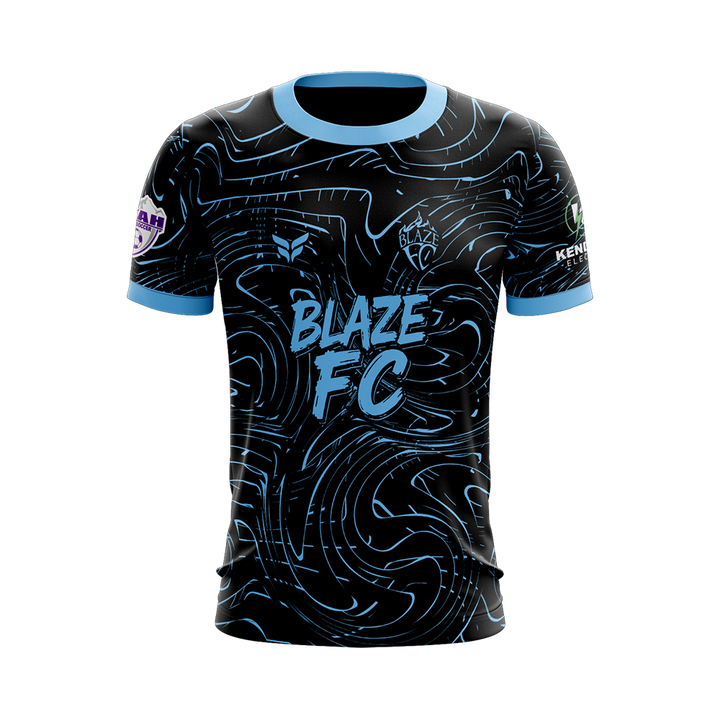BLAZE FC BOYS HOME JERSEY SS (BLACK)