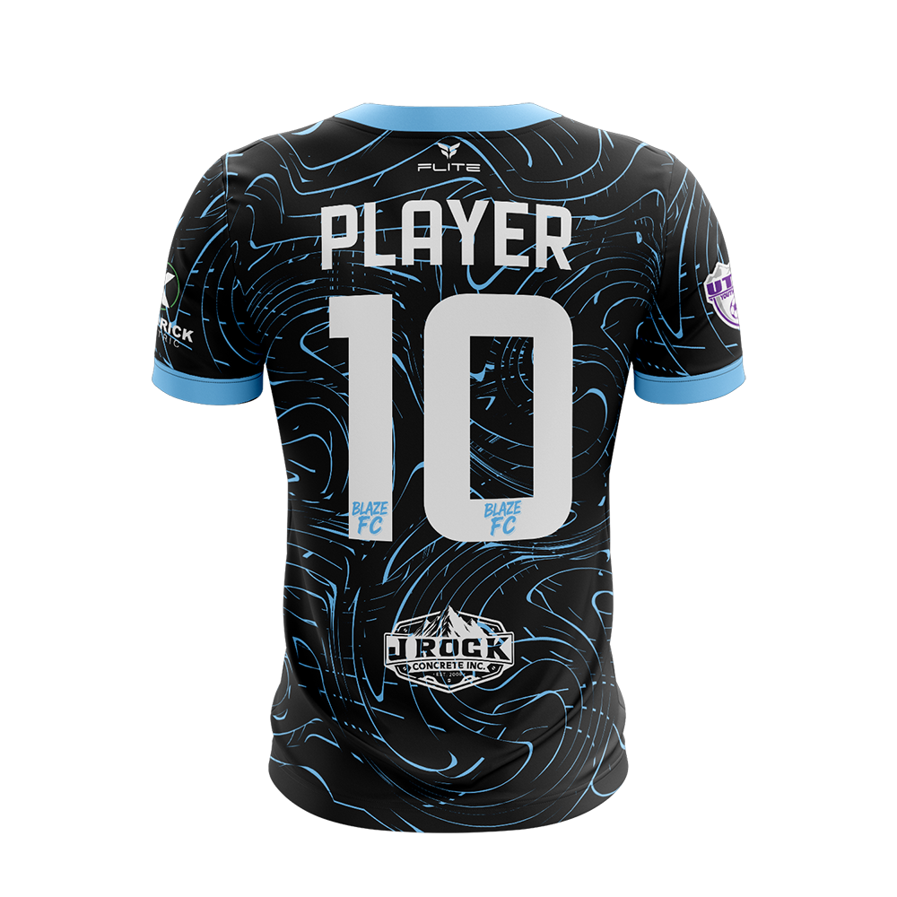 BLAZE FC BOYS HOME JERSEY SS (BLACK)