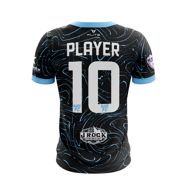 BLAZE FC BOYS HOME JERSEY SS (BLACK)