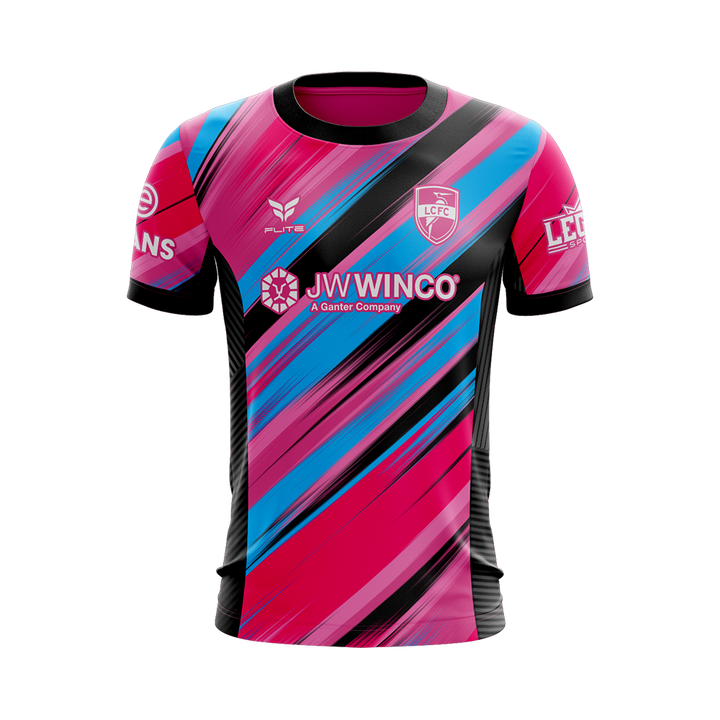 LCFC TRAINING JERSEY SS (PINK BLACK)
