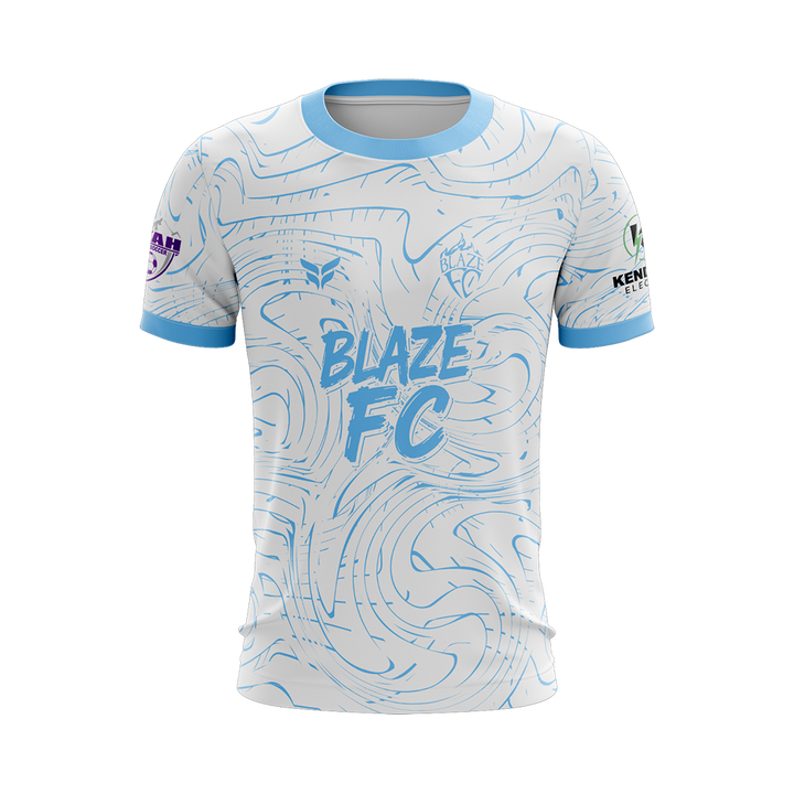 BLAZE FC BOYS AWAY JERSEY SS (WHITE)