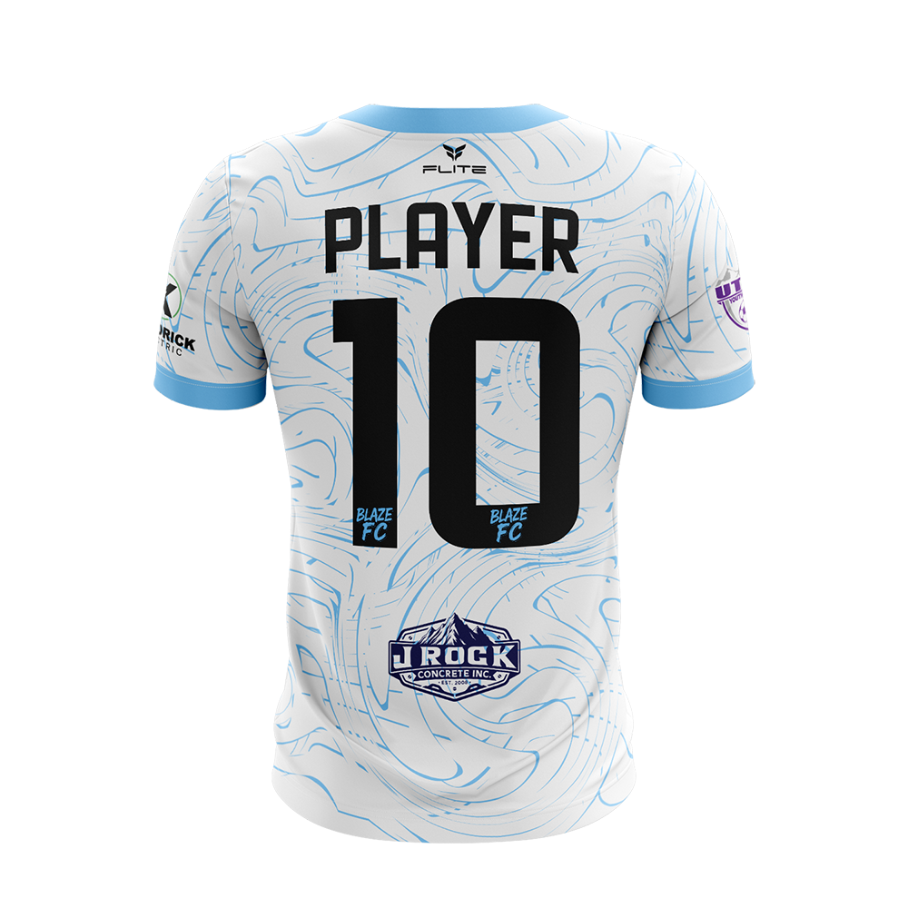 BLAZE FC BOYS AWAY JERSEY SS (WHITE)