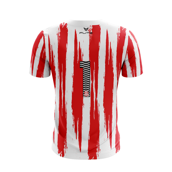 FC VELES TRAINING JERSEY SS (RED WHITE)