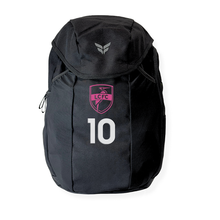 LCFC TEAM BACKPACK WITH PLAYER NUMBER (BLACK)