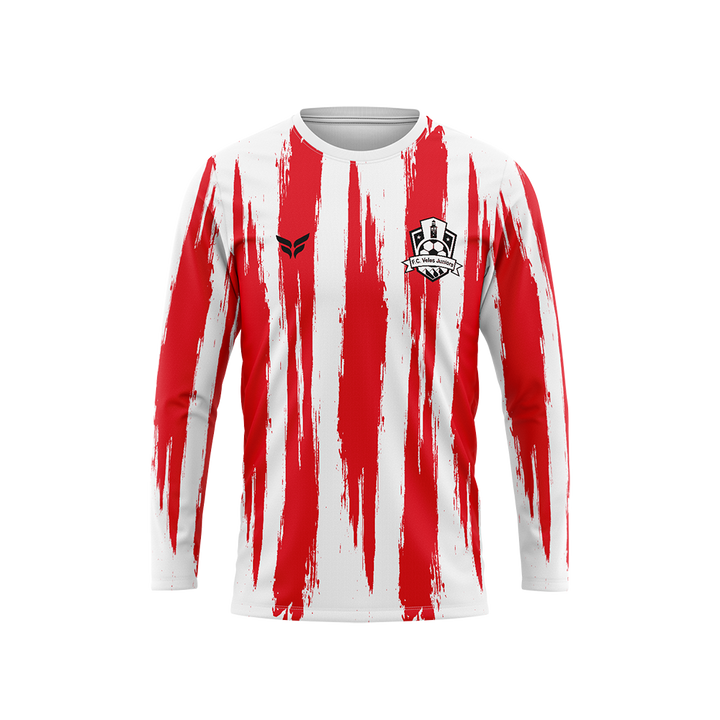 FC VELES TRAINING JERSEY LS (RED WHITE)