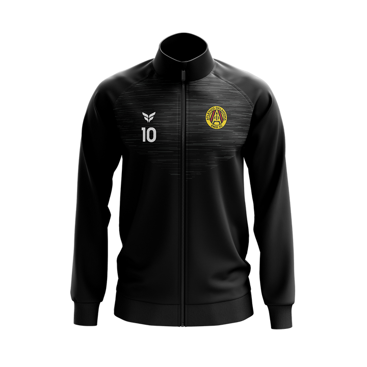 ATLETICO OKLAHOMA WARM-UP JACKET WITH PLAYER NUMBER (BLACK)