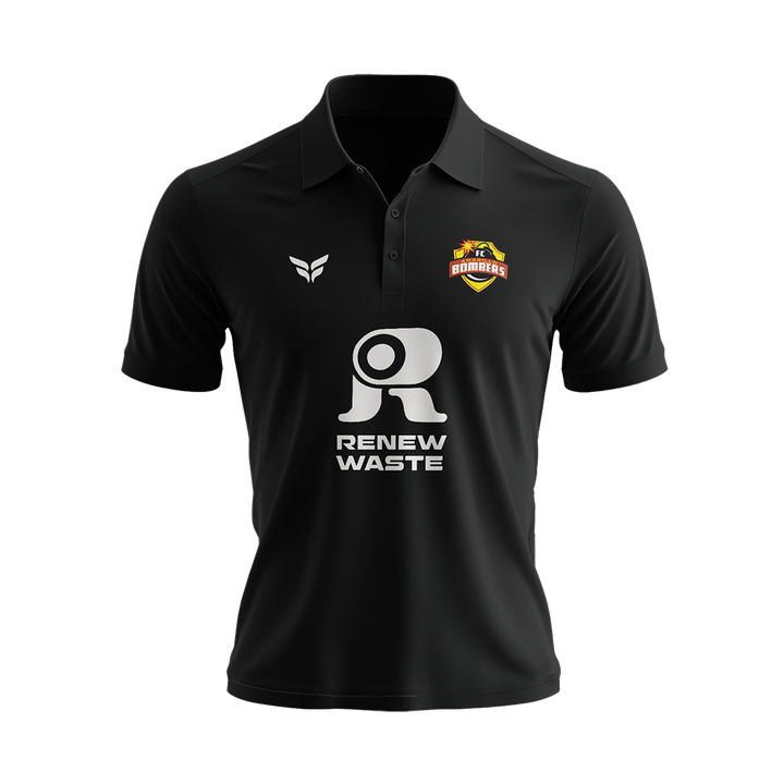 AMARILLO BOMBERS 2026 TST POLO SHIRT (BLACK)