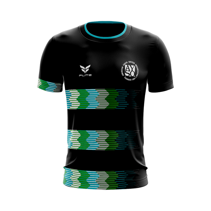 AYSO 158 GAME JERSEY SS (BLACK)
