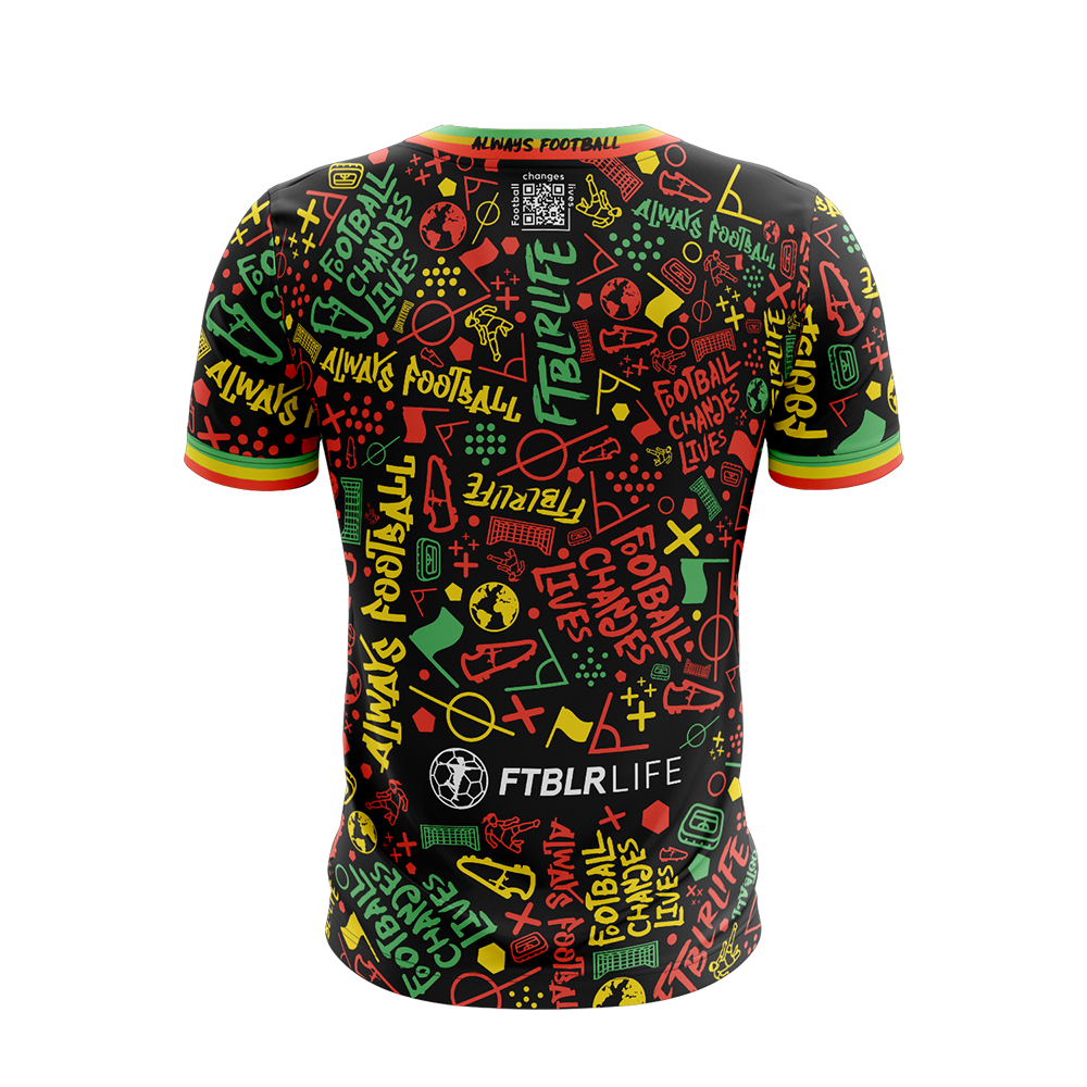 FTBLR LIFE JAMAICA JERSEY SS (RASTA)