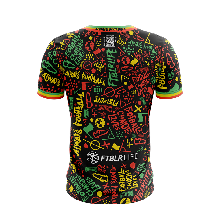 FTBLR LIFE JAMAICA JERSEY SS (RASTA)