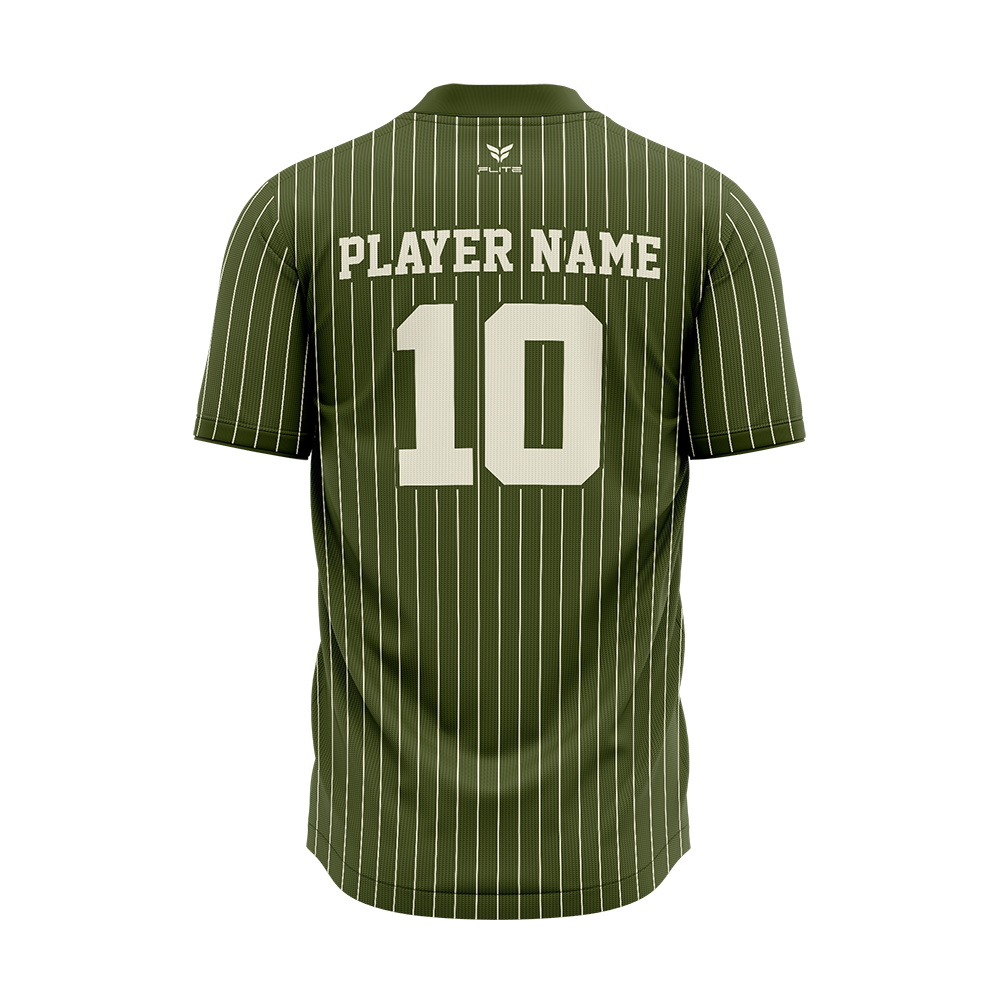 BASEBALL JERSEY 2 BUTTON x FLITE (GREEN)