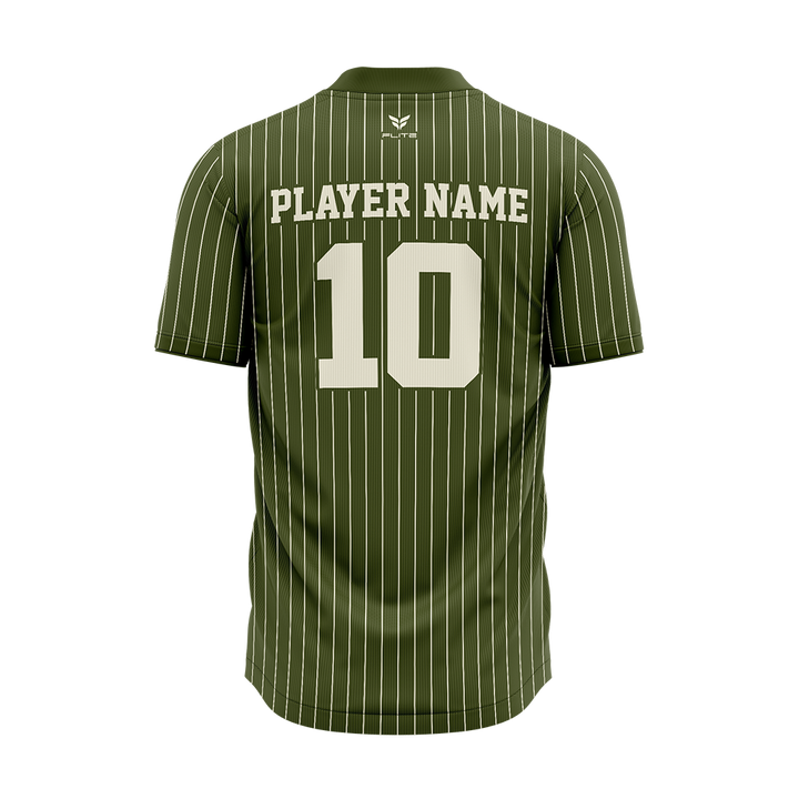 BASEBALL JERSEY 2 BUTTON x FLITE (GREEN)