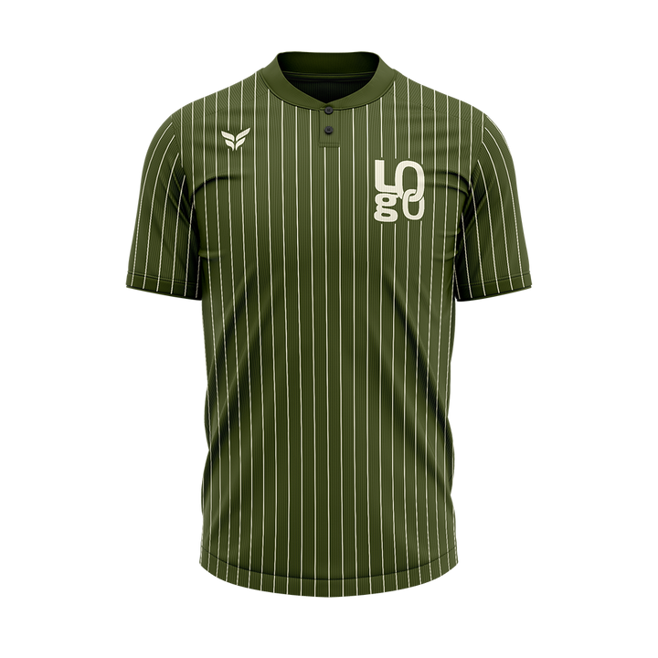 CUSTOM BASEBALL JERSEY 2 BUTTON (COLOR)