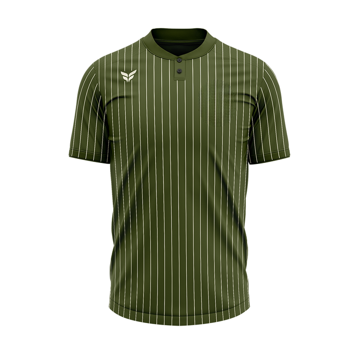 BASEBALL JERSEY 2 BUTTON x FLITE (GREEN)