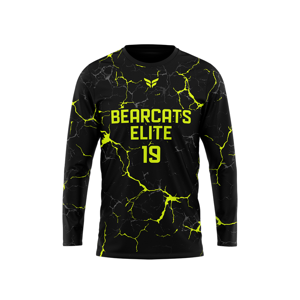 BEARCATS ELITE REC JERSEY LS (BLACK)