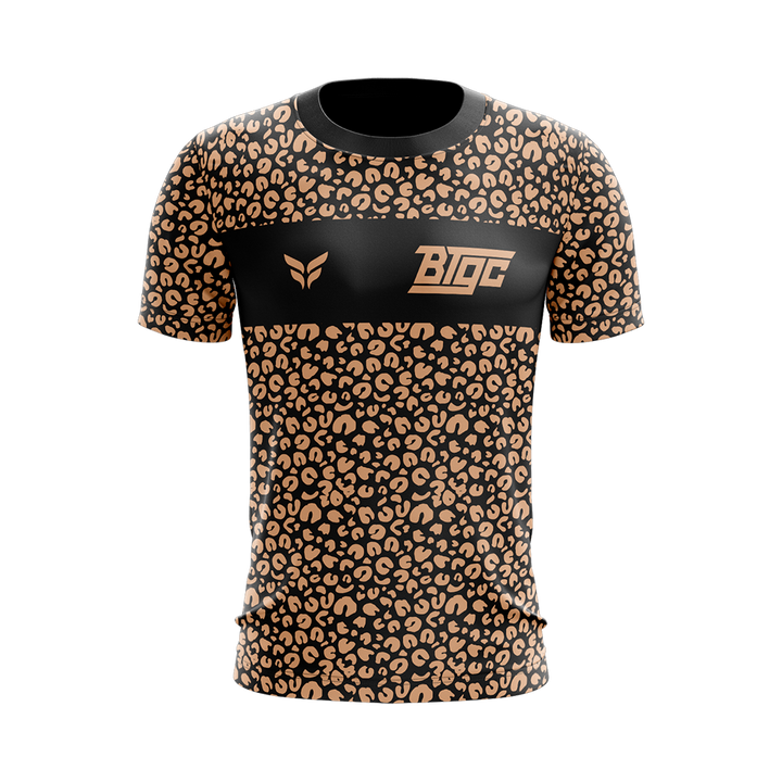 BTGC LEOPARD JERSEY SS (BLACK)