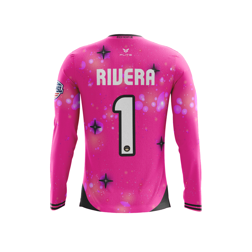 BELLEVUE ATHLETIC KEEPER JERSEY LS (NEON PINK)