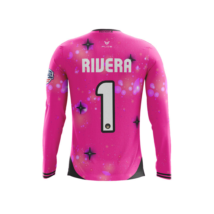 BELLEVUE ATHLETIC KEEPER JERSEY LS (NEON PINK)