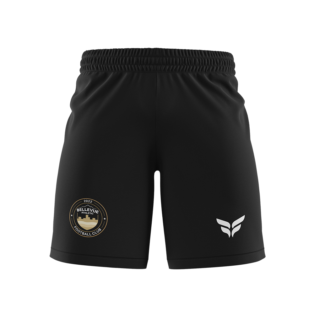 BELLEVUE ATHLETIC TRAINING SHORTS (BLACK)